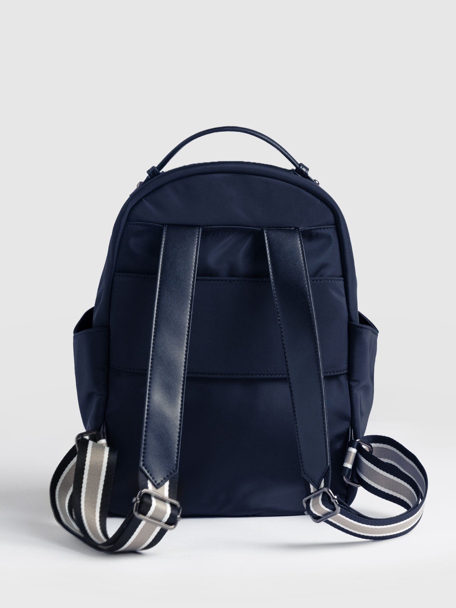 Quilted Nylon Backpack Navy - Women's Backpacks | Saint + Sofia® UK